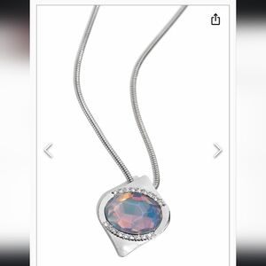 Motivated Maverick Silver Necklace